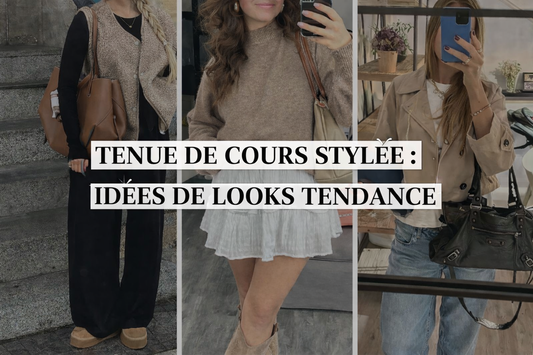 Tenue de cours stylée : idées de looks tendance avec des sacs pratiques