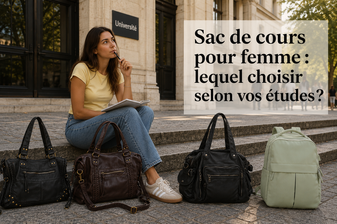 Sac de cours pour femme : lequel choisir selon vos études ?