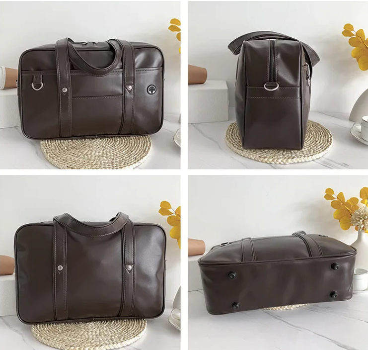 sac etudiante en similicuir