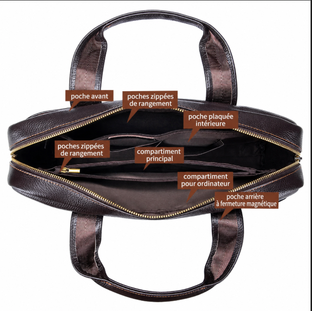interieur sac de cours ordinateur