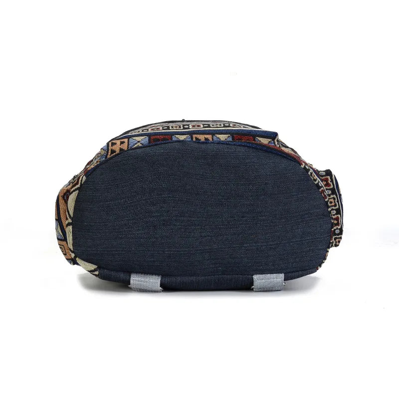 dessous du sac a dos vintage femme