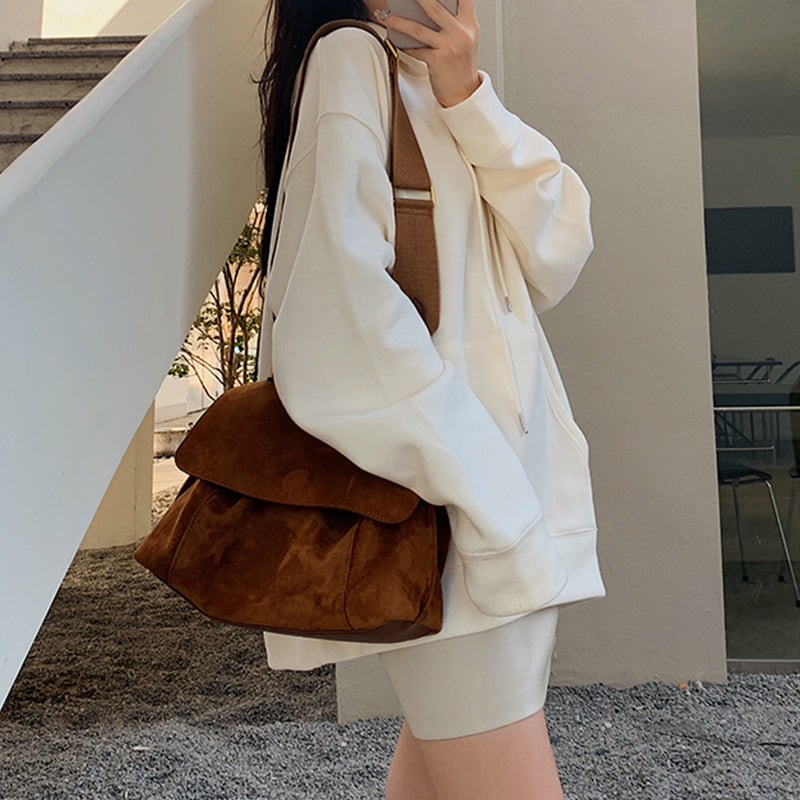 Sac Bandoulière Femme Petit Sac En Daim CRAZYCHIC Petit Sac