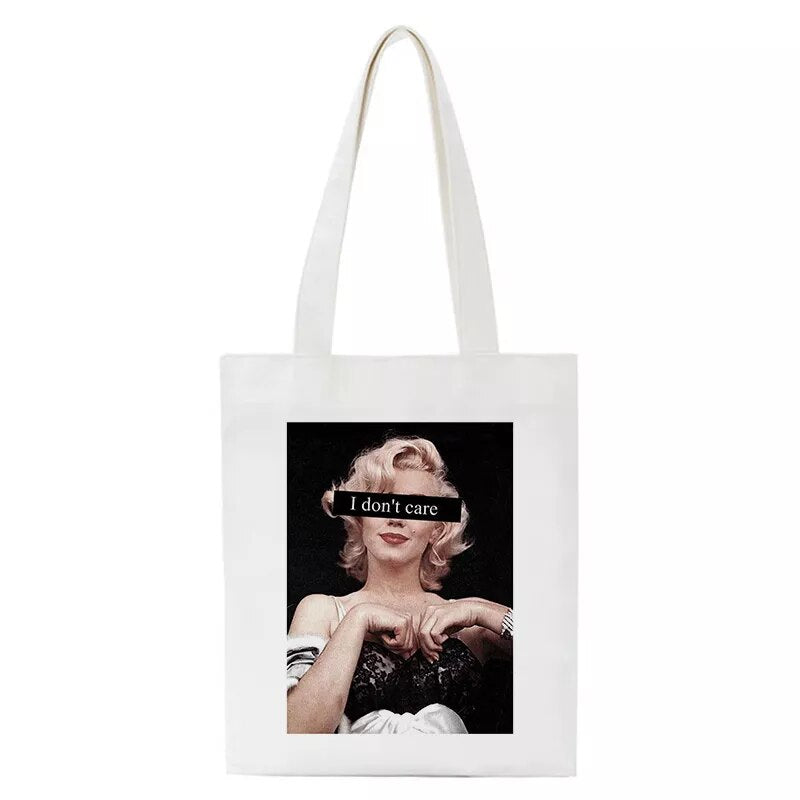 tote bag oeuvre d'art i don't care