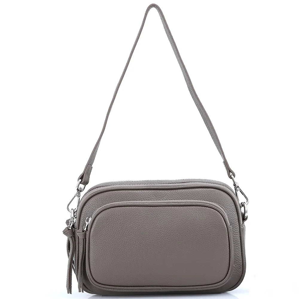 sac bandouliere femme gris