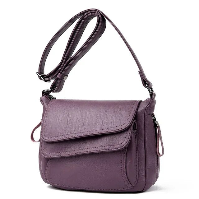 sac a main souple violet