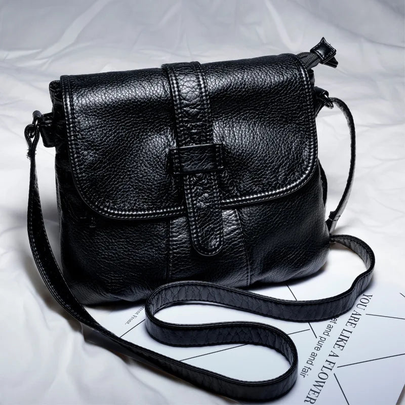 sac besace en cuir femme chic