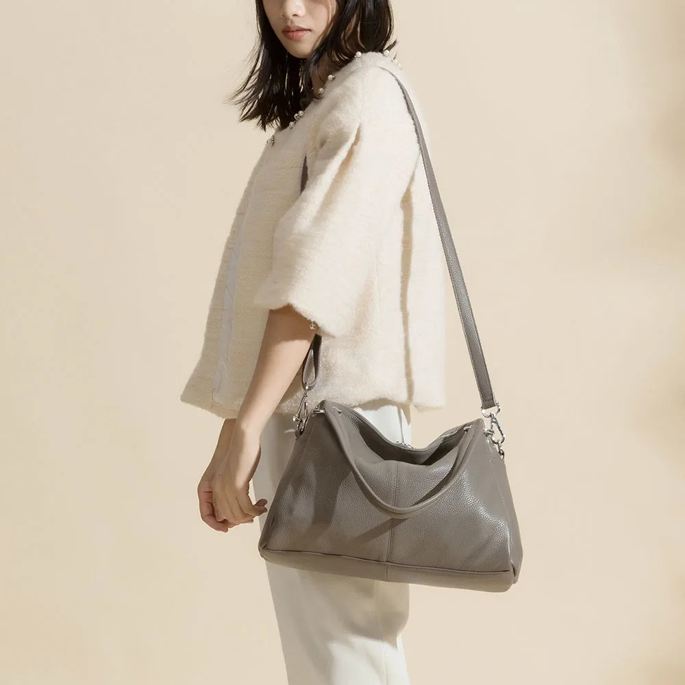 sac a main en bandouliere en cuir chic