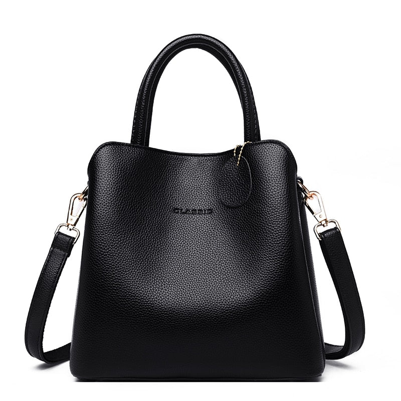 Sac shop noir classe