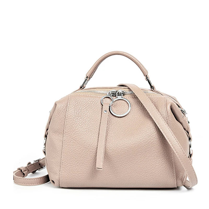 sac bandouliere cuir femme beige