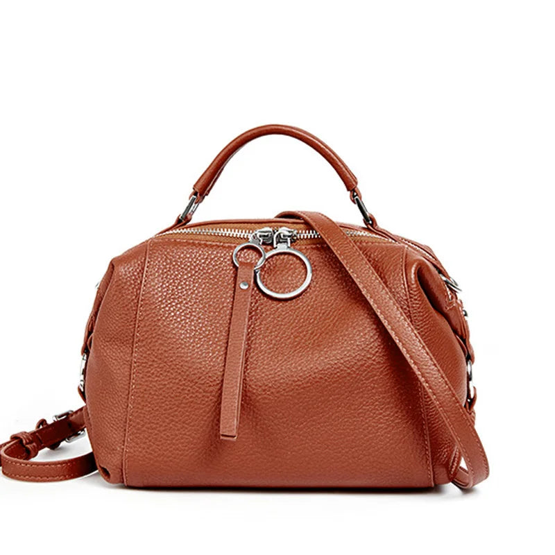 sac bandouliere cuir femme marron