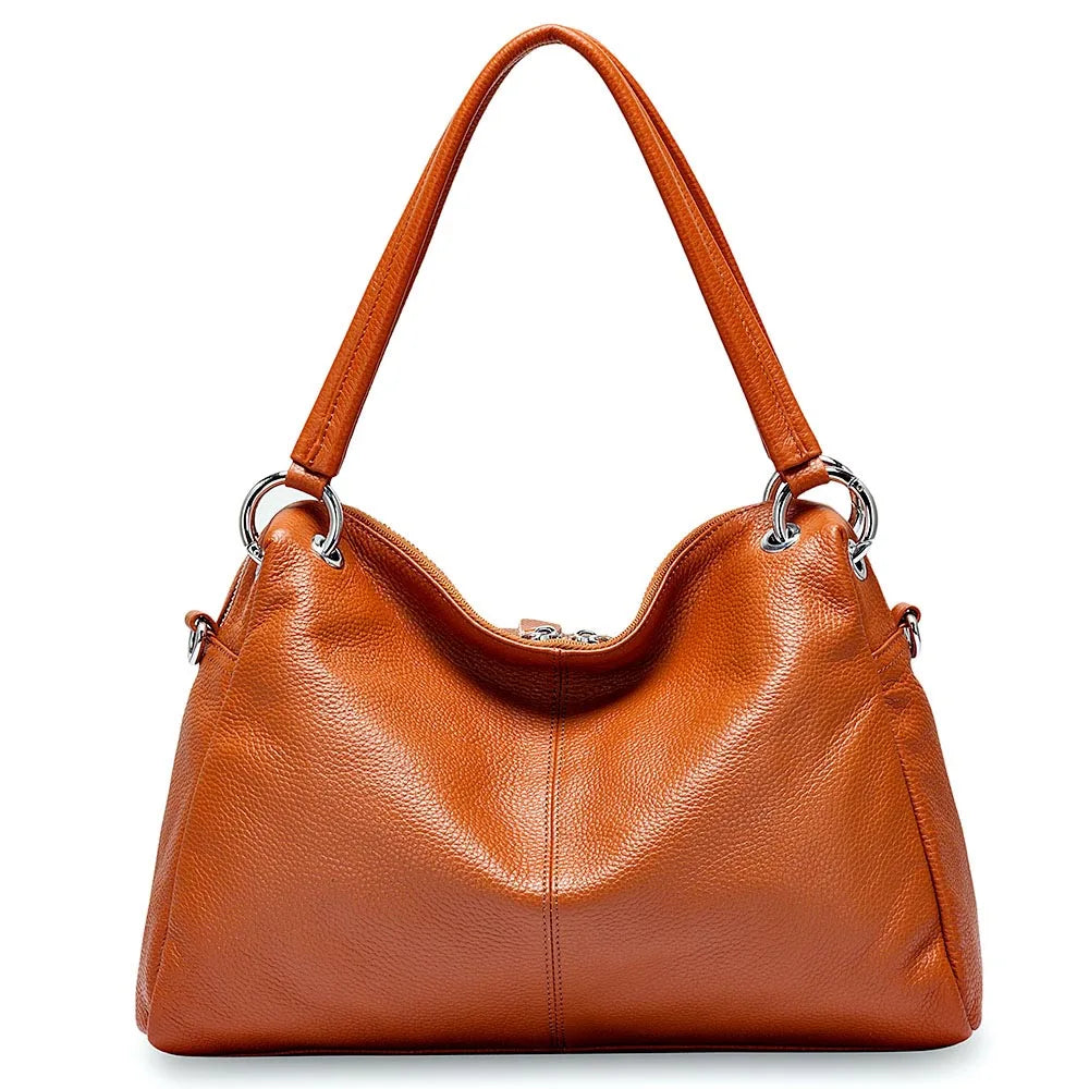 sac a main en bandouliere en cuir camel