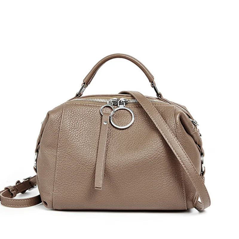 sac beige en cuir bandouliere