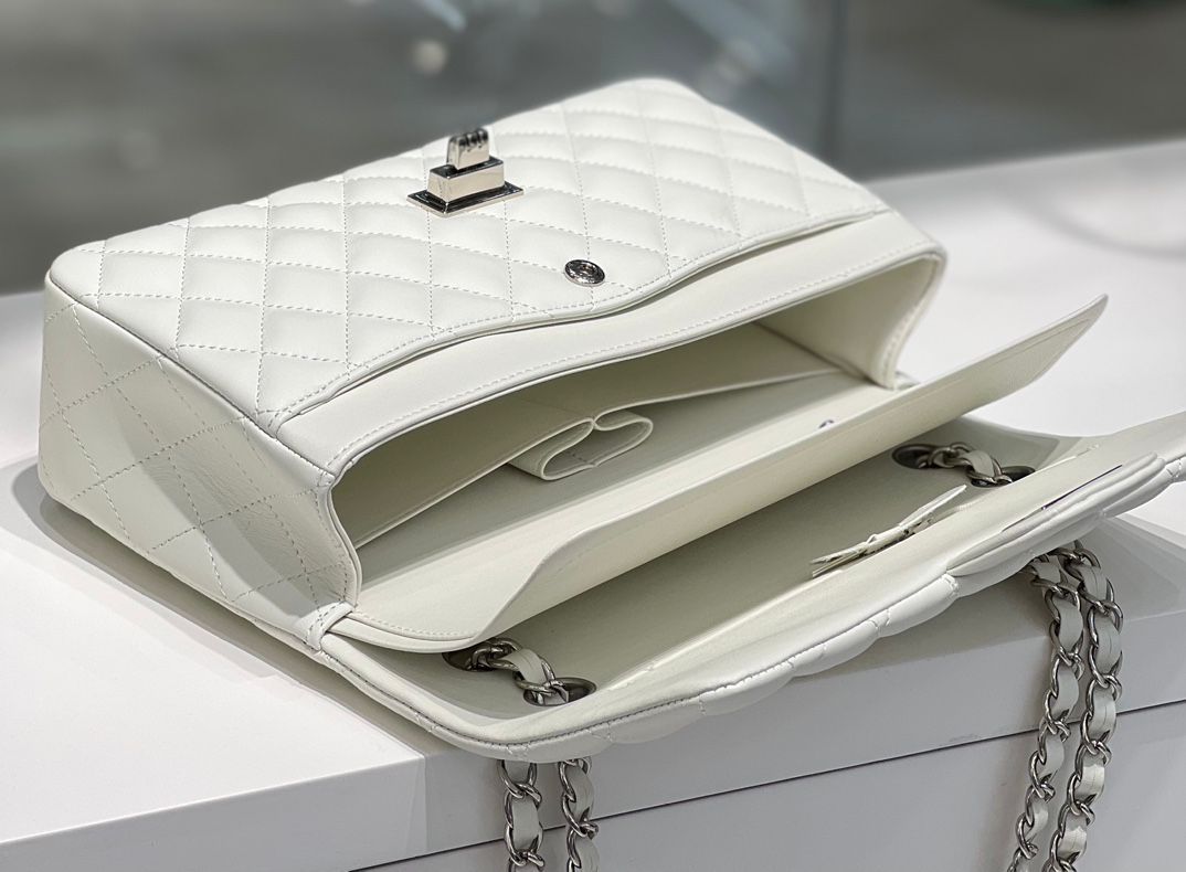 interieur sac bandouliere femme cuir blanc