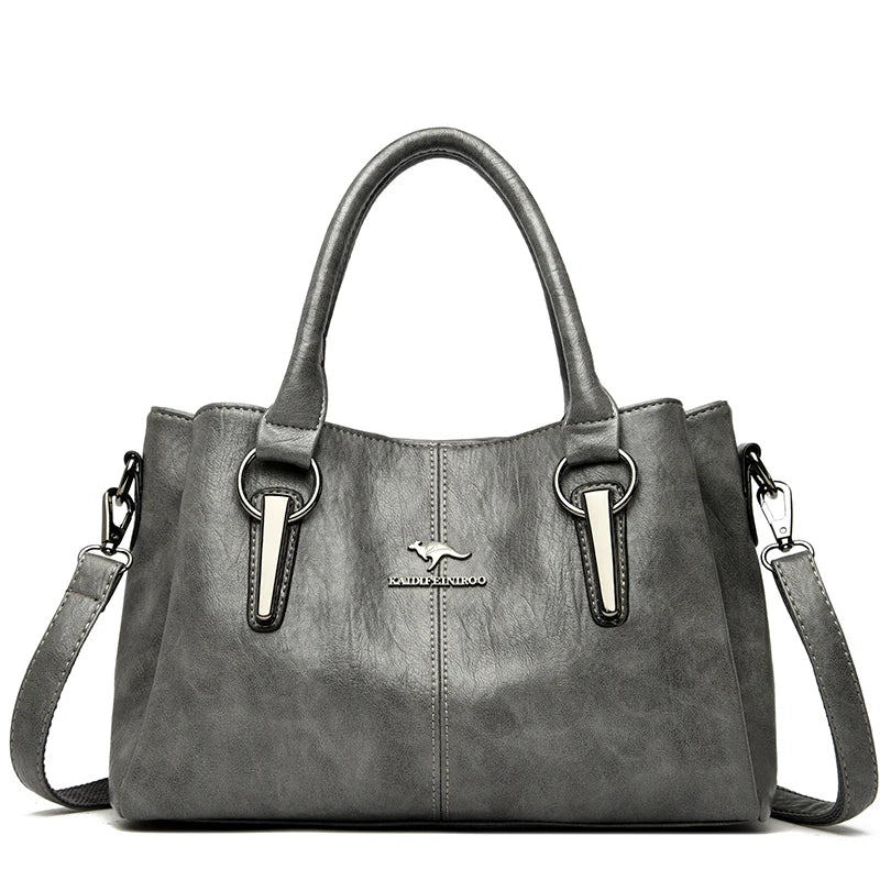 sac à main en bandoulière gris