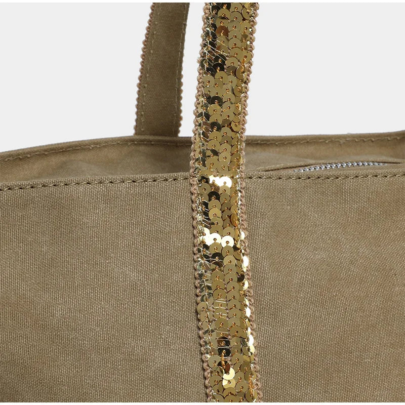 Grand Sac Cabas Avec Fermeture Éclair - Narcisa