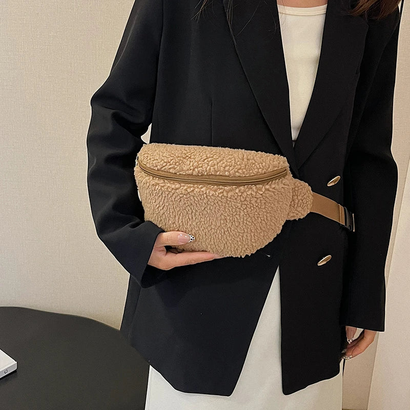 sac banane moumoute femme porte a la taille