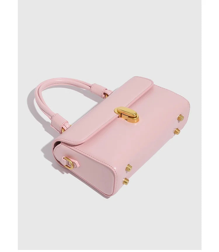 sac bandouliere rose en similicuir