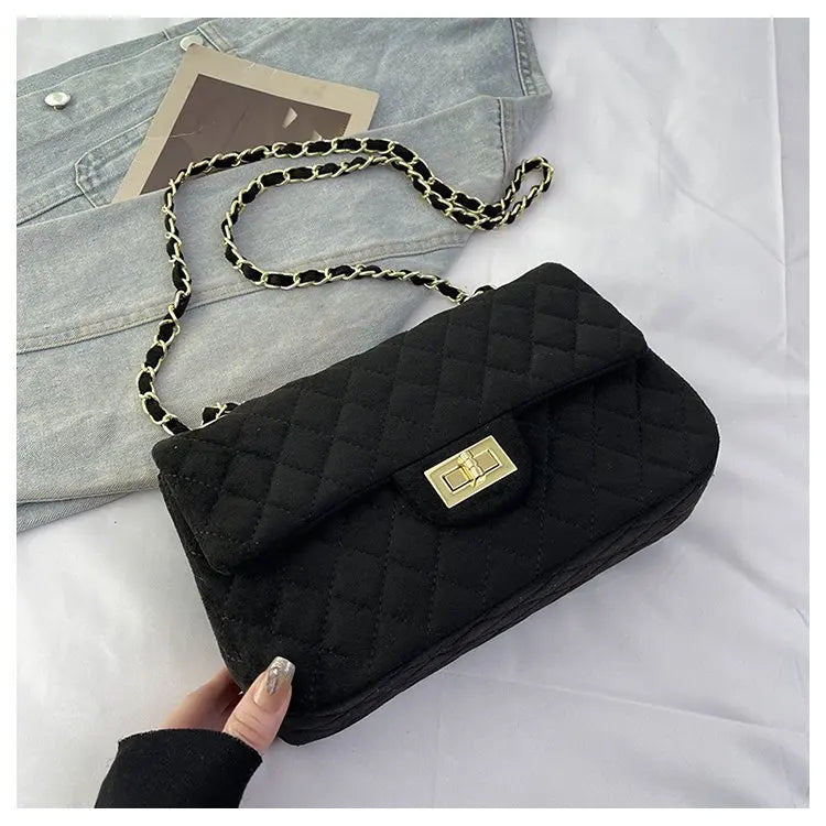 sac bandouliere avec chaine noir
