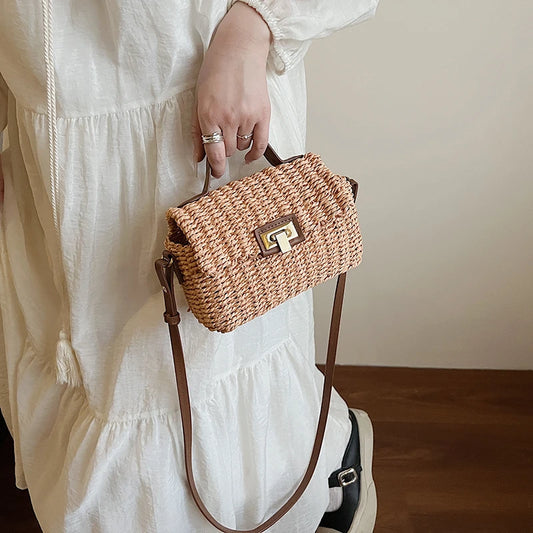 sac bandouliere en paille 