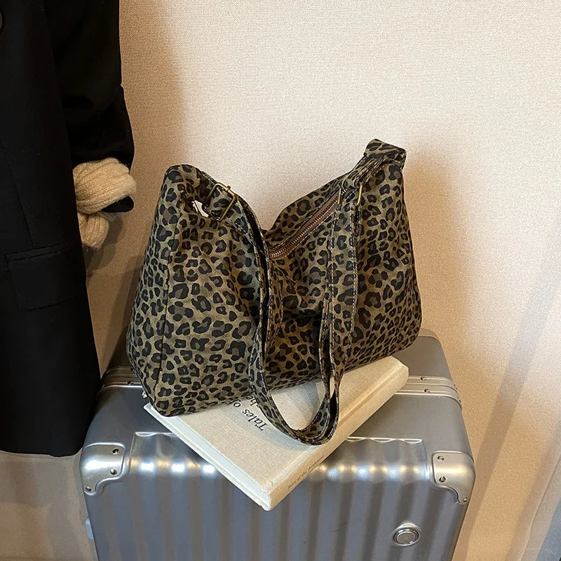 sac bandouliere leopard beige