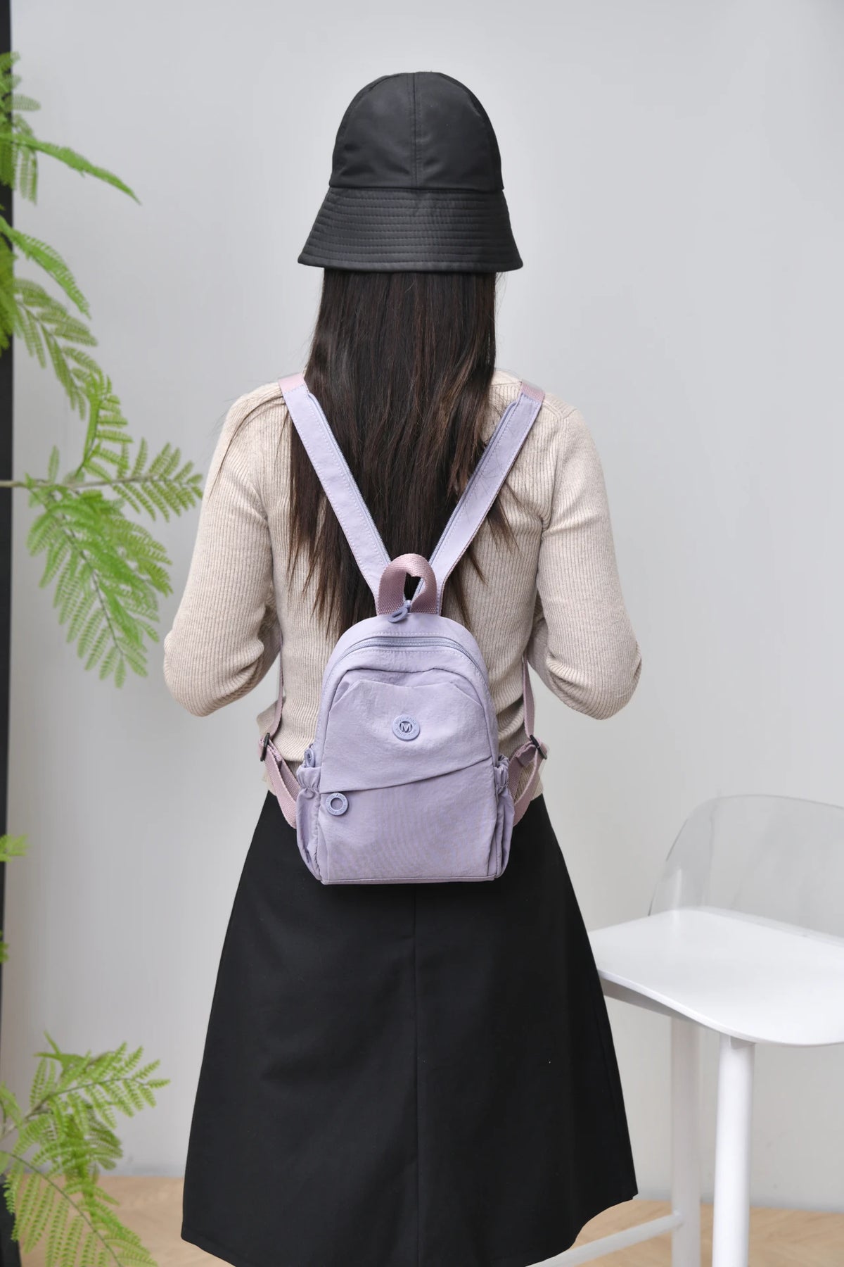 mini sac a dos femme lila