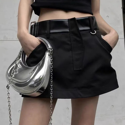 sac argenté bandouliere tendance