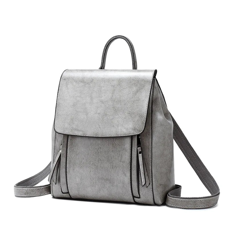 sac a dos femme ville gris