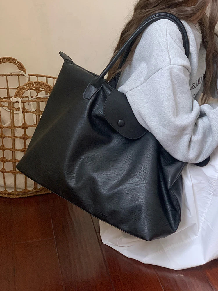 sac de cours noir femme