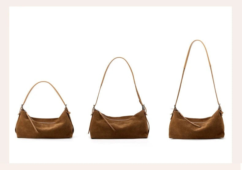façons de porter le sac en daim Benedetti