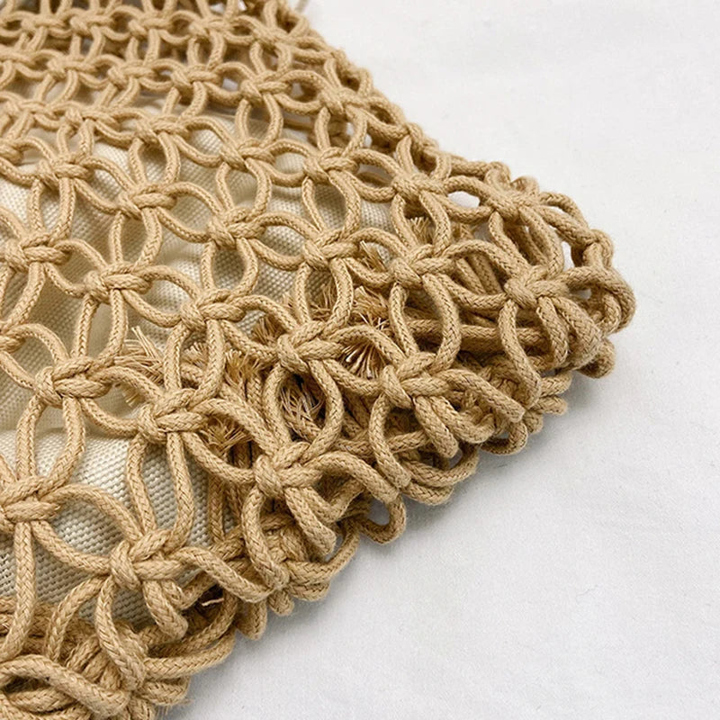 details du sac crochet