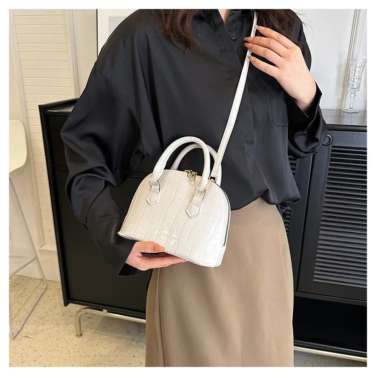 mini sac a main femme​ bandouliere blanc