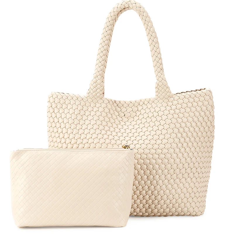 sac cabas luxe blanc