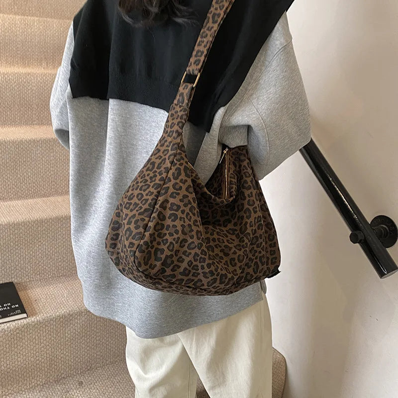 sac bandouliere leopard