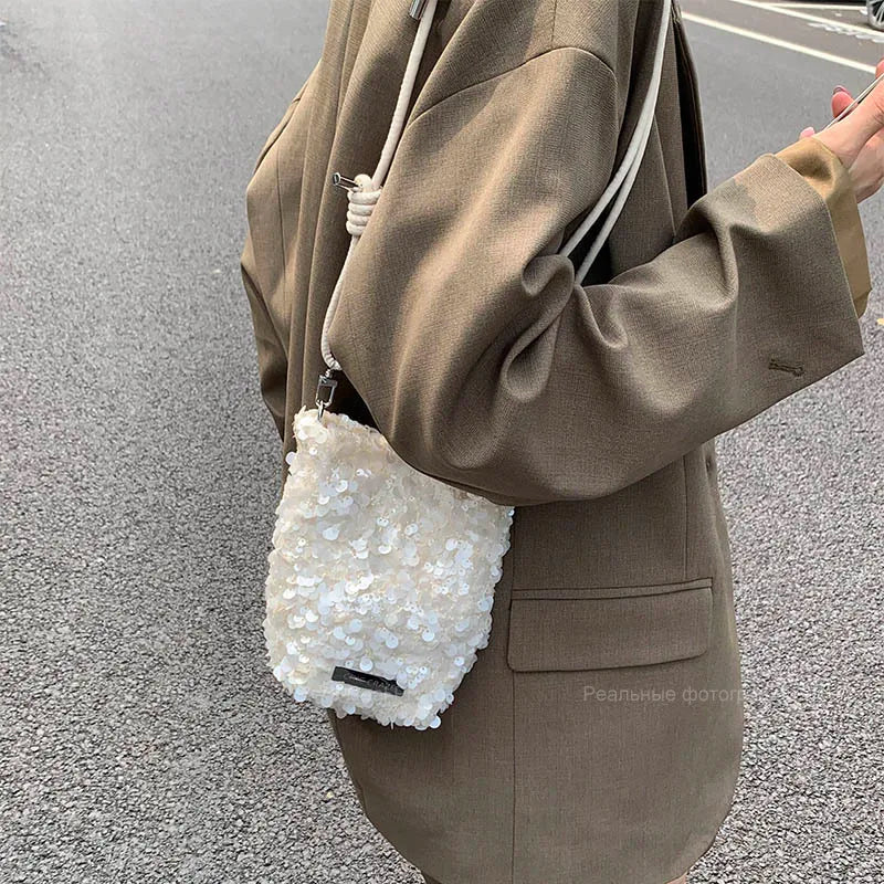 Sac Bandouliere Paillettes porte epaule