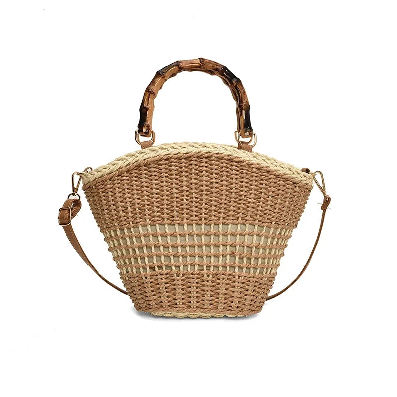 sac en paille luxe