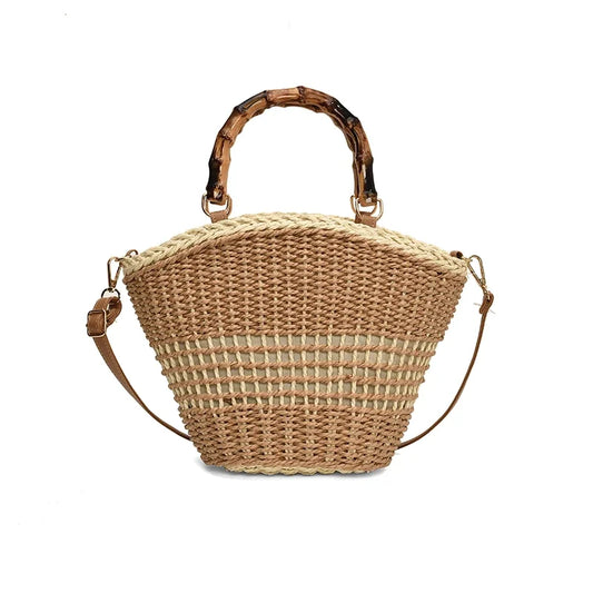 sac en paille luxe