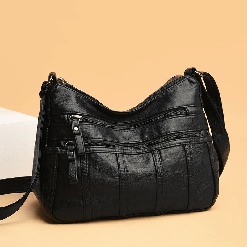 grand sac bandouliere noir tendance