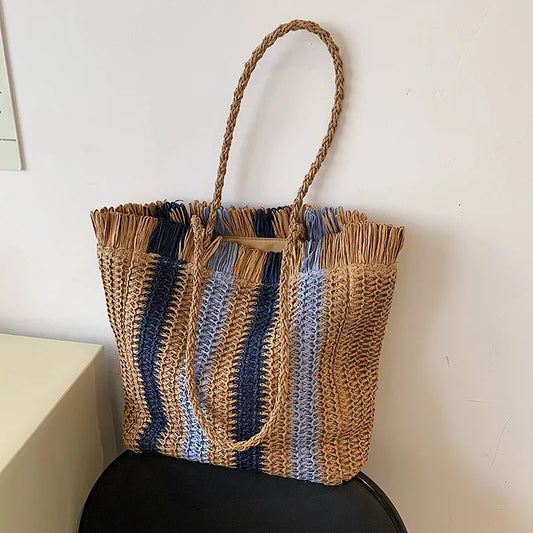 sac en paille luxe