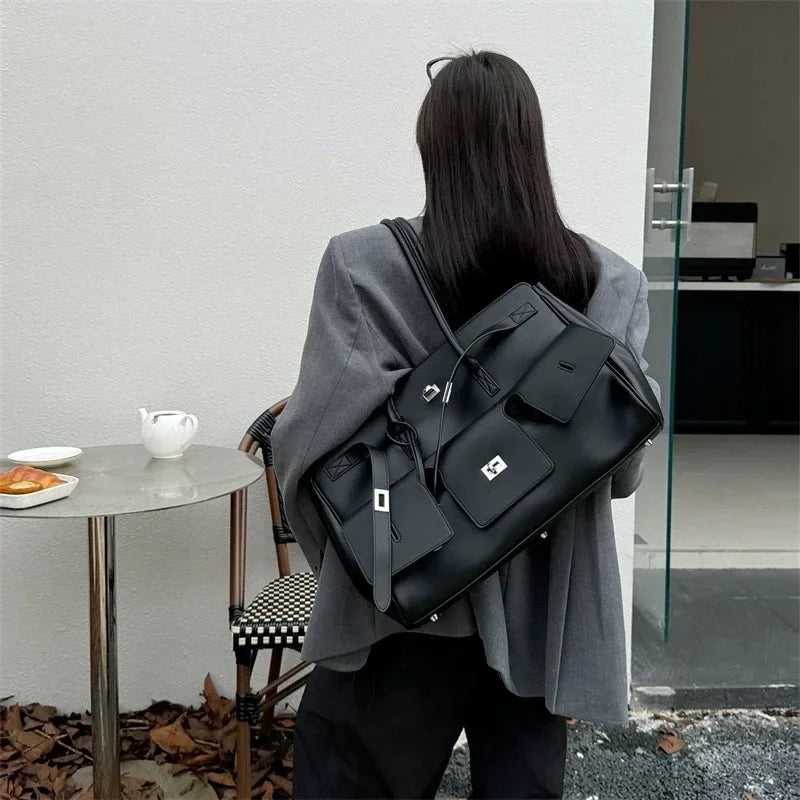 grand sac cabas en similicuir