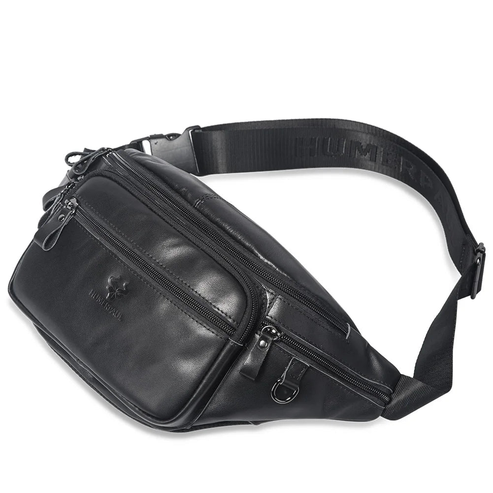 sac banane homme noir