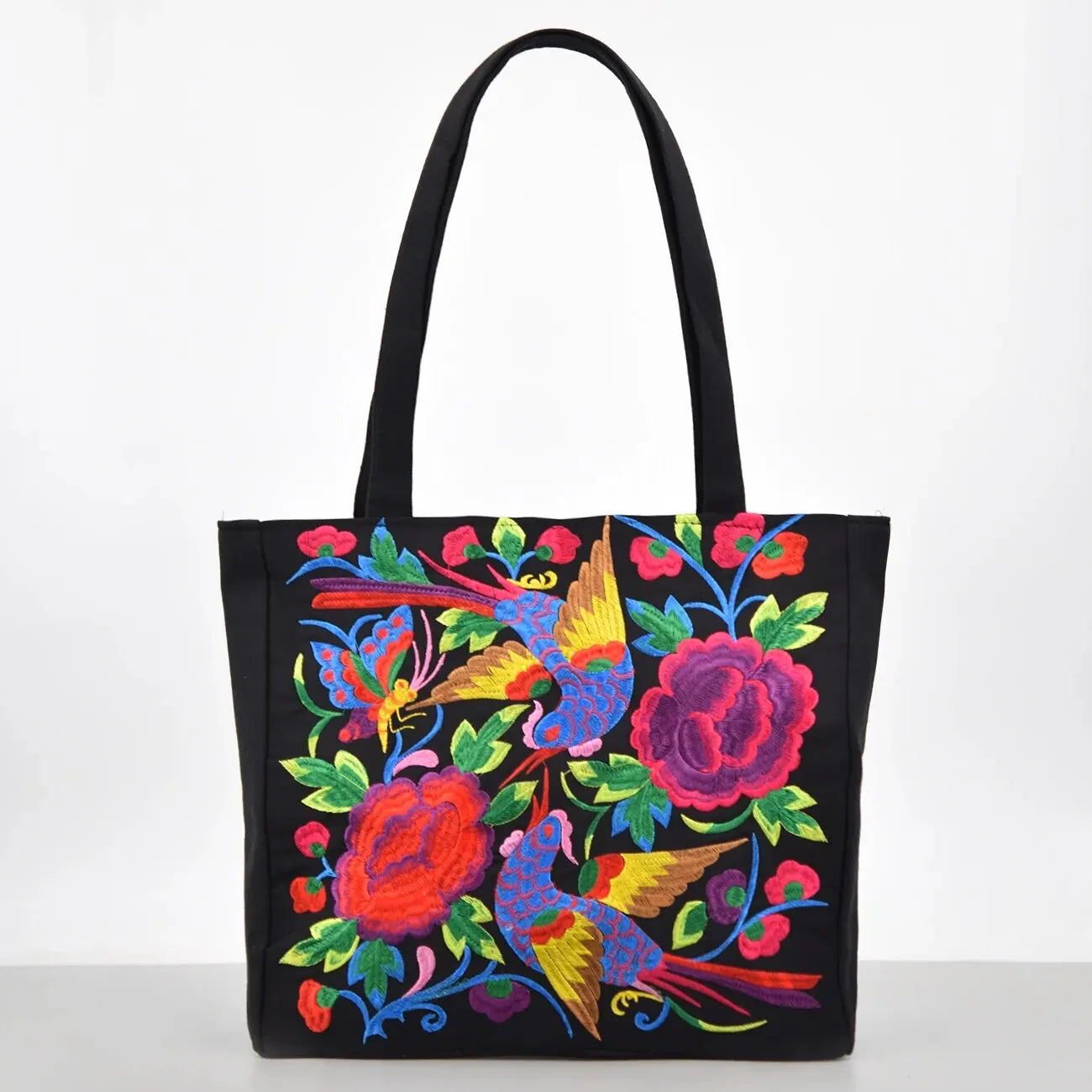 tote bag en tissu perroquets