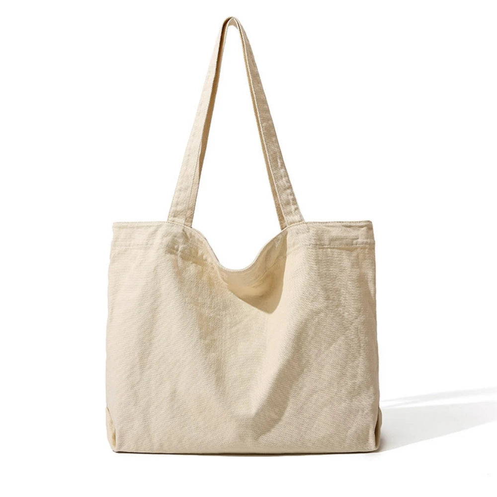 sac cabas coton grand beige