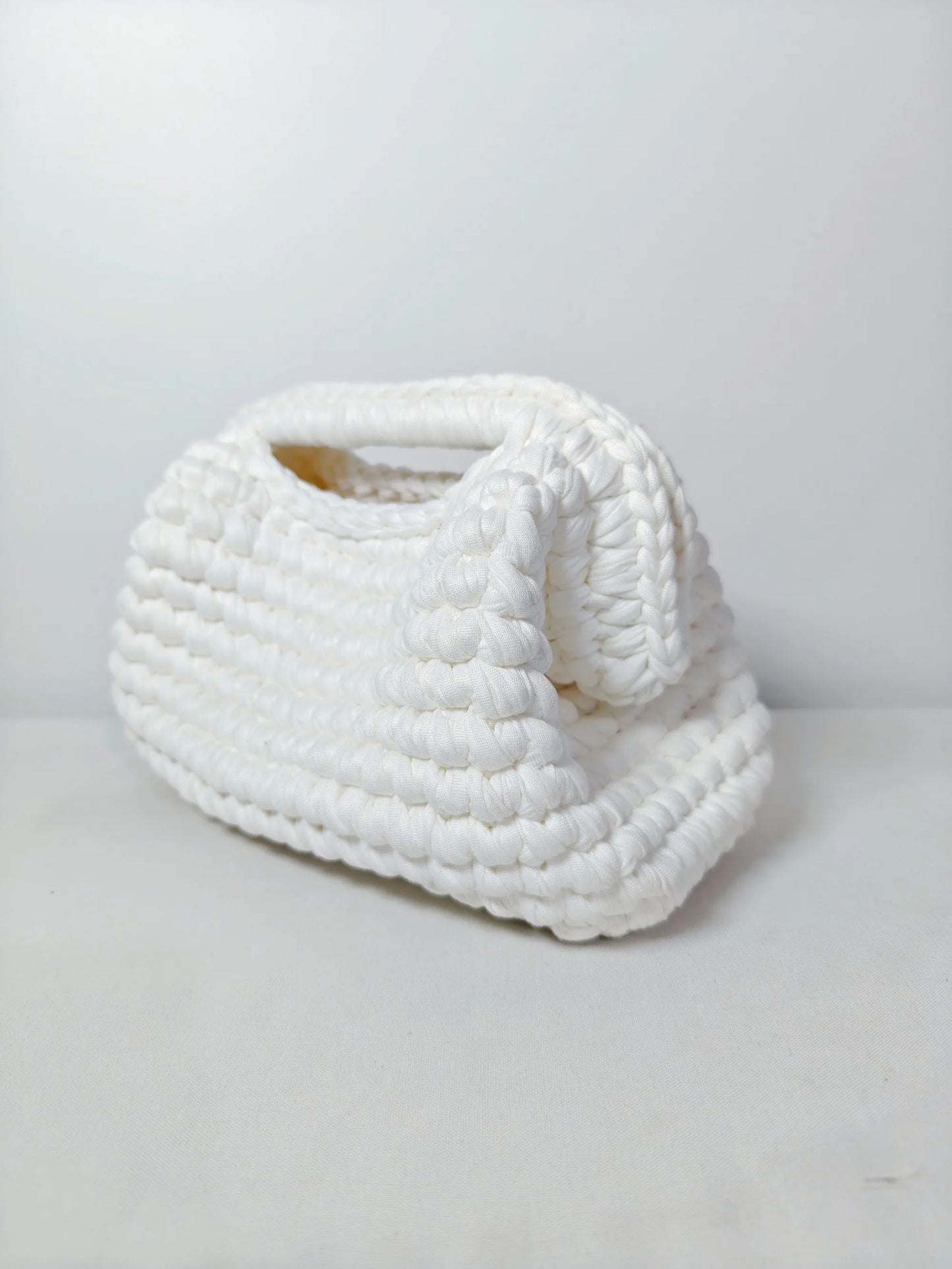pochette crochet blanc
