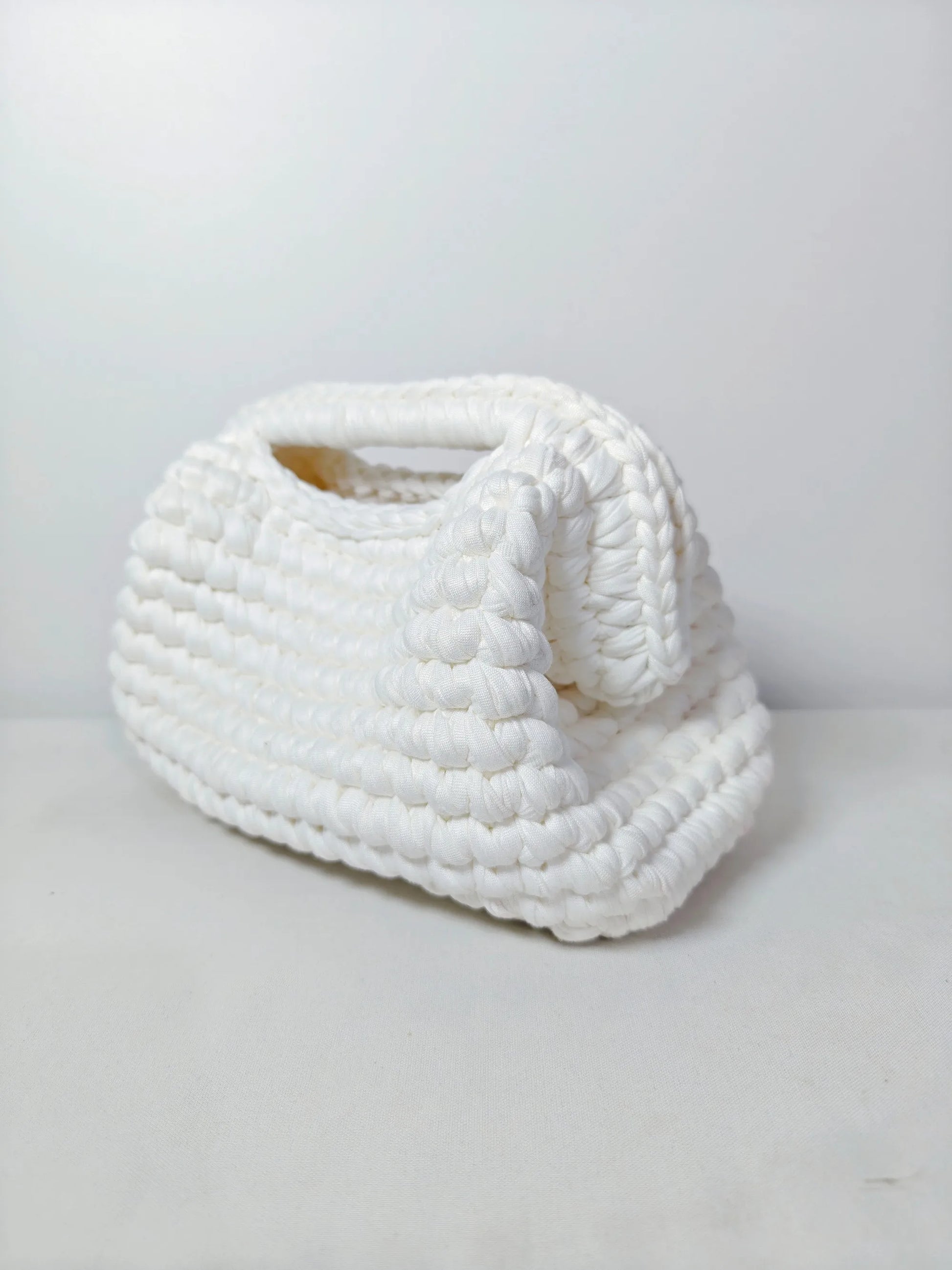 pochette crochet blanc