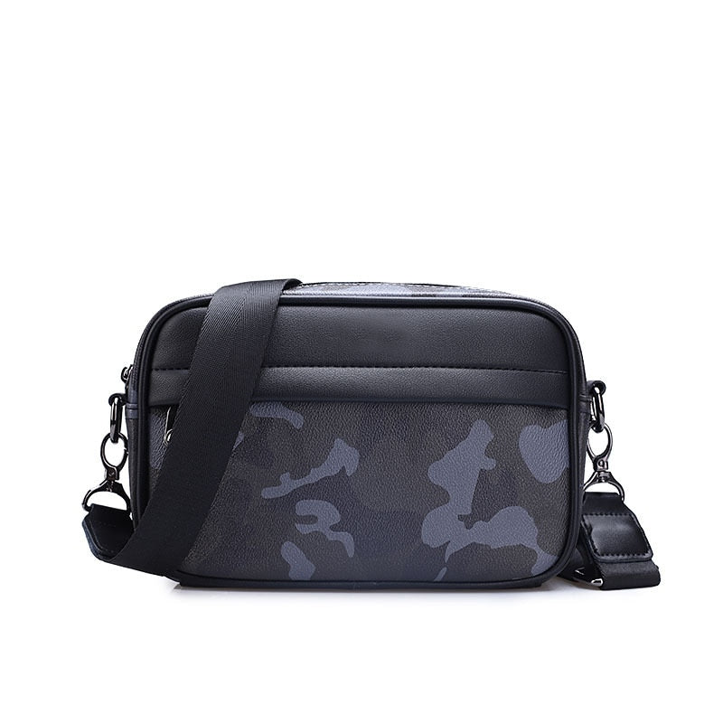 sac bandouliere homme noir camouflage