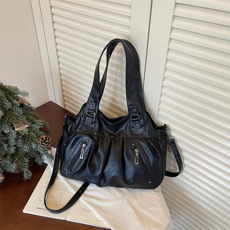 sac porte epaule luxe noir chic