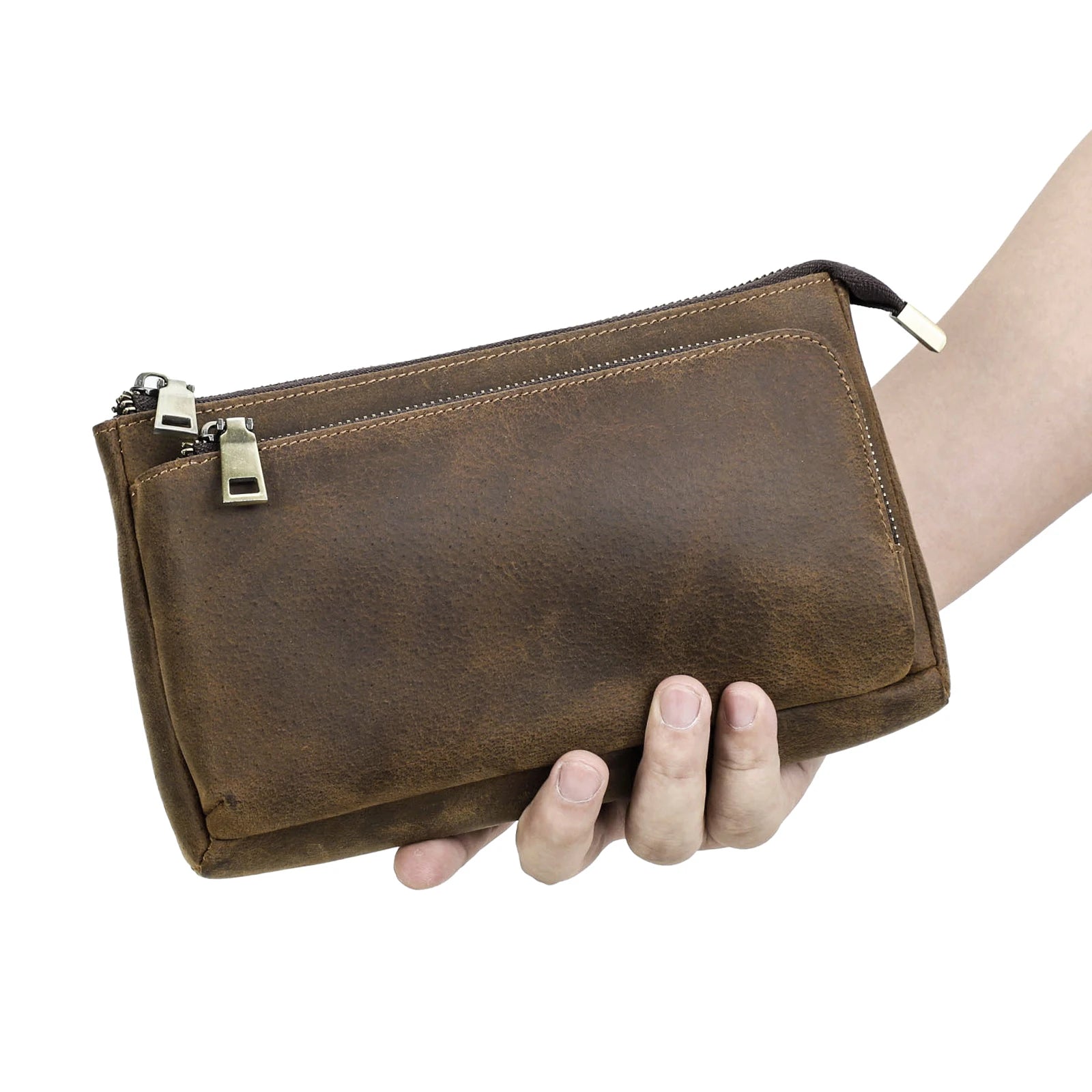pochette homme cuir crazy horse