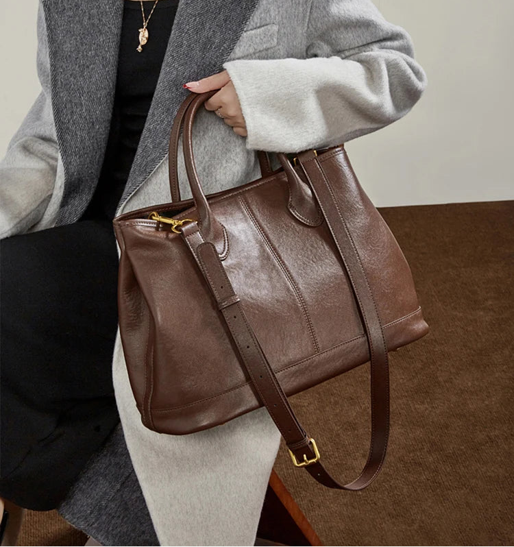 grand sac en cuir chic