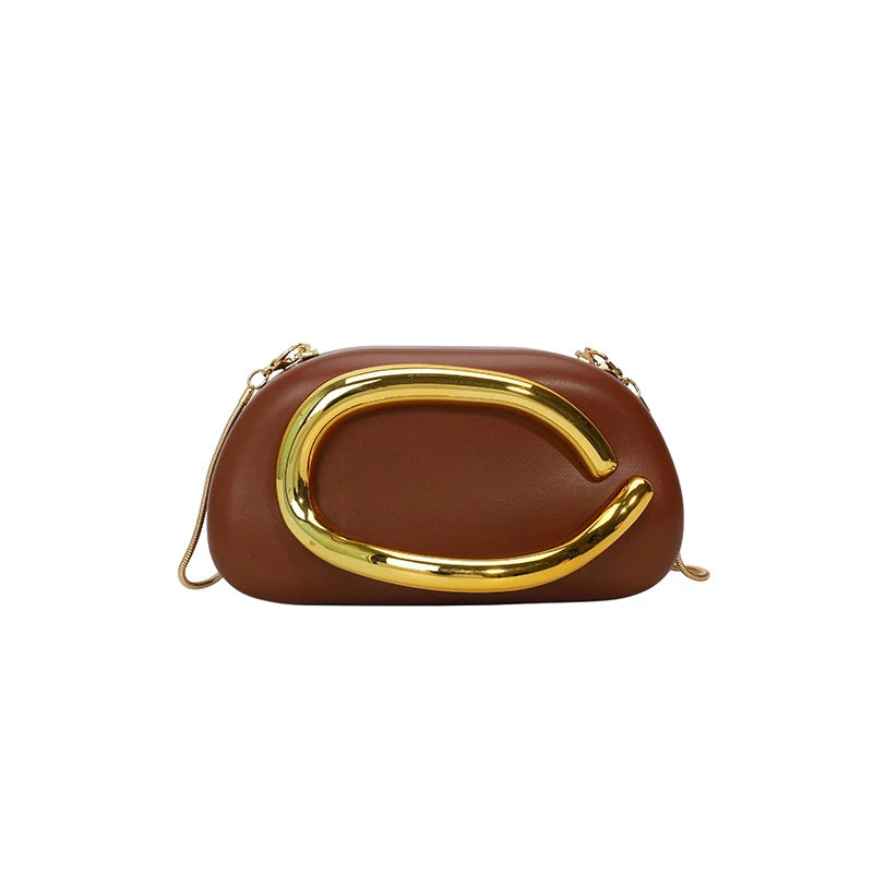 sac de soiree femme marron