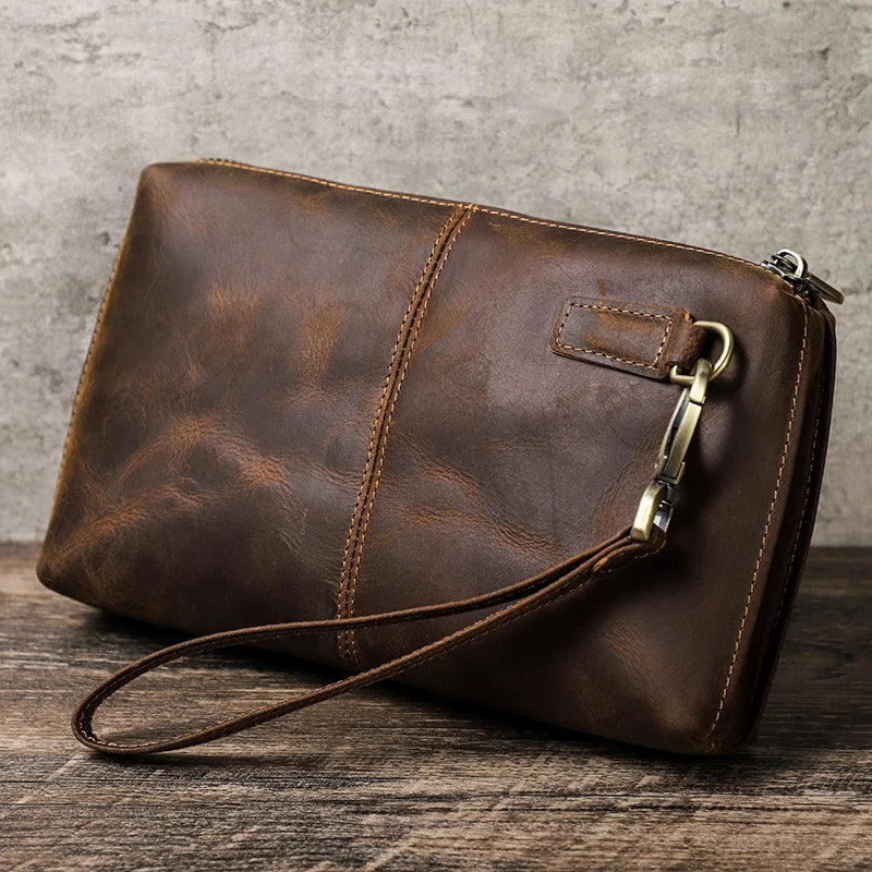 pochette pour homme cuir
